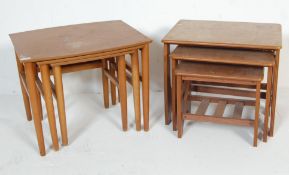 RETRO VINTAGE 20TH CENTURY NEST OF GRADUATING TABLES