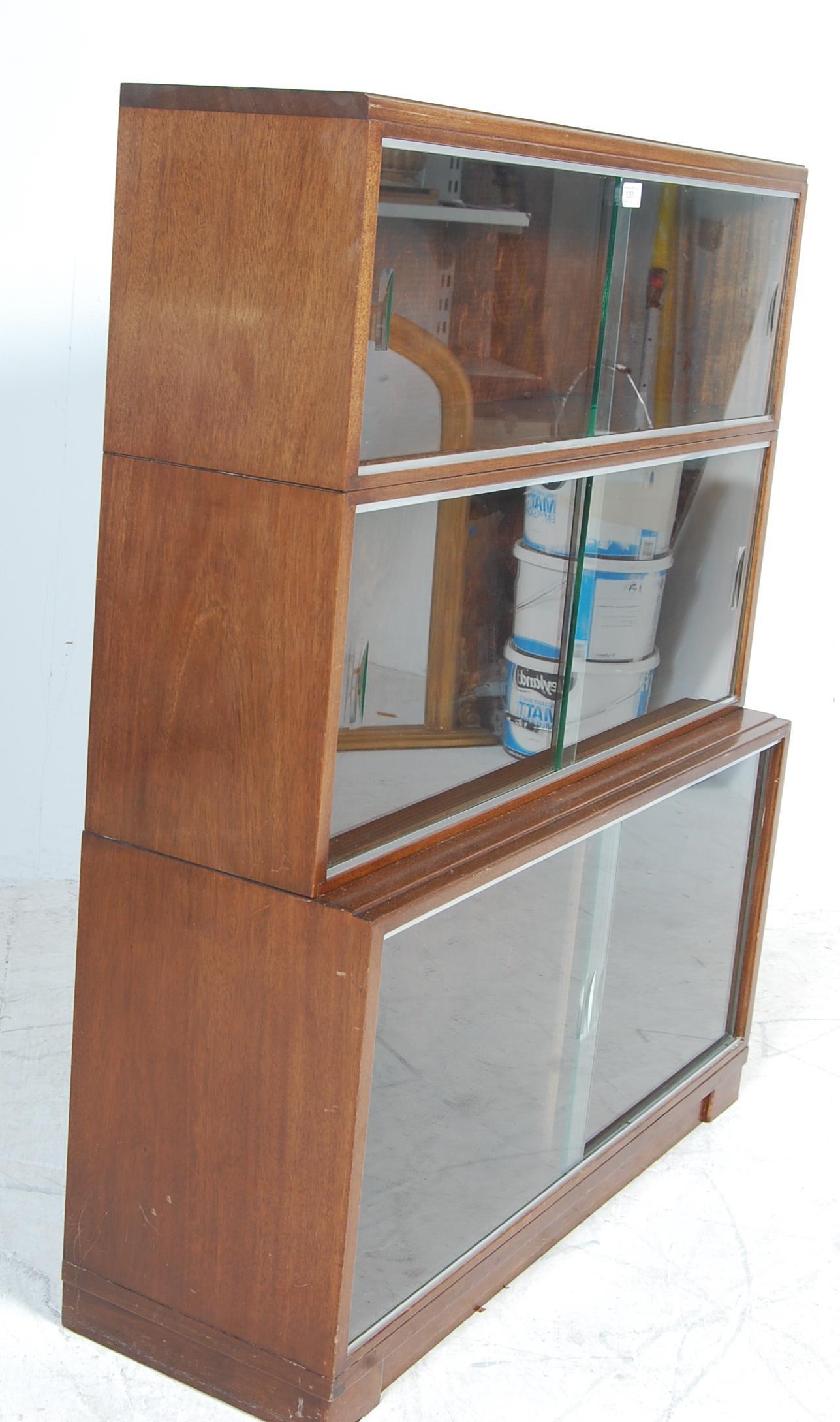 MID 20TH CENTURY OAK STACKING / MODULAR BOOKCASE - Image 2 of 5