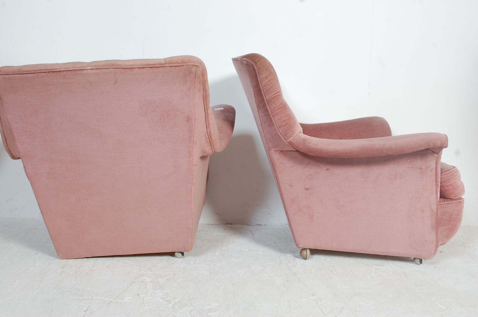 G-PLAN - MATCHING PAIR OF RETRO WINGBACK ARMCHAIRS - Image 6 of 7