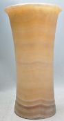 LARGE 20TH CENTURY ALABASTER VASE.