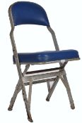 VINTAGE HEAVY DUTY INDUSTRIAL EVENTS METAL FOLDING CHAIR