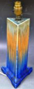 WILLIAM HOWSON TAYLOR - RUSKIN POTTERY - ART DECO POTTERY LAMP