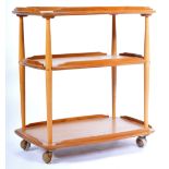 ERCOL MODEL 458 RETRO VINATGE BEECH AND ELM DRINKS TROLLEY