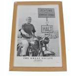 THE GREAT ESCAPE - STARRING STEVE MCQUEEN - CONTEMPORARY FILM POSTER