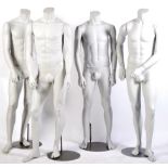 GROUP OF FIVE ADVERTISING POINT OF SALE MANNEQUINS