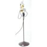 MID CENTURY ADJUSTABLE TWIN LIGHT FLOOR STANDING LAMP