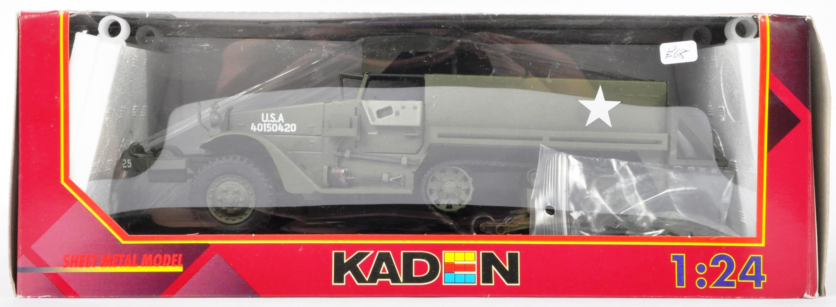 ORIGINAL VINTAGE KADEN MADE 1/24 SCALE DIECAST MILITARY MODEL