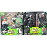 STAR WARS - TWO HASBRO 12" ACTION FIGURE SETS