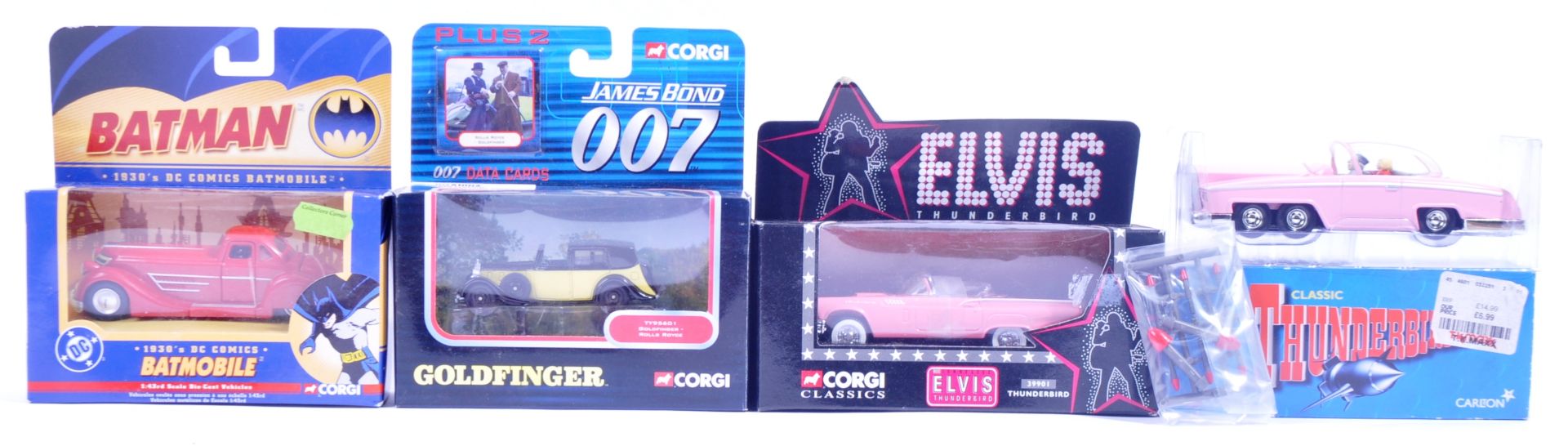 COLLECTION OF CORGI TV & FILM RELATED DIECAST MODEL CARS