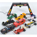 COLLECTION OF ASSORTED VINTAGE SCALEXTRIC SLOT RACING CARS