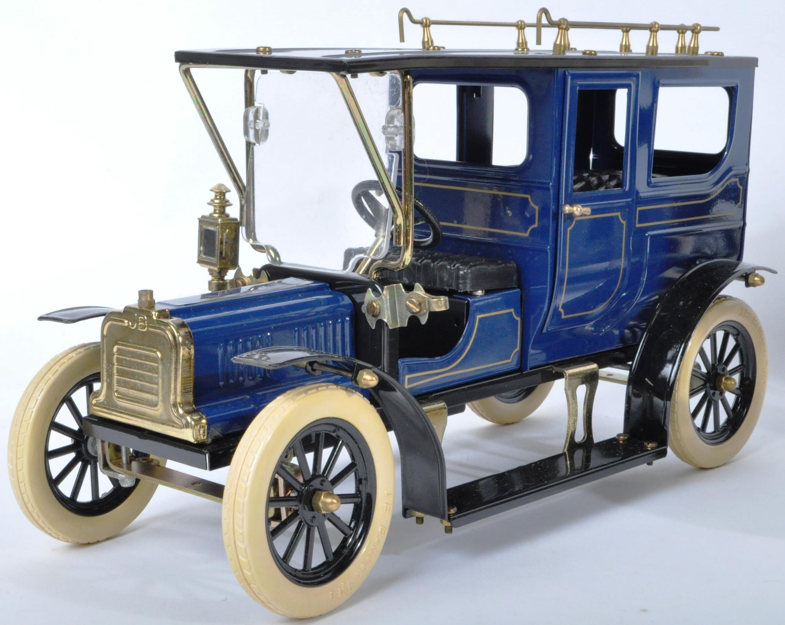 JAN BLENKEN GEORGE CARETTE LARGE SCALE PRESSED TIN MODEL CARS - Image 2 of 6