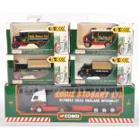 COLLECTION OF X5 EDDIE STOBART RELATED DIECAST MODELS