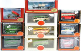 COLLECTION OF X10 EFE 1/76 SCALE DIECAST MODEL BUSES