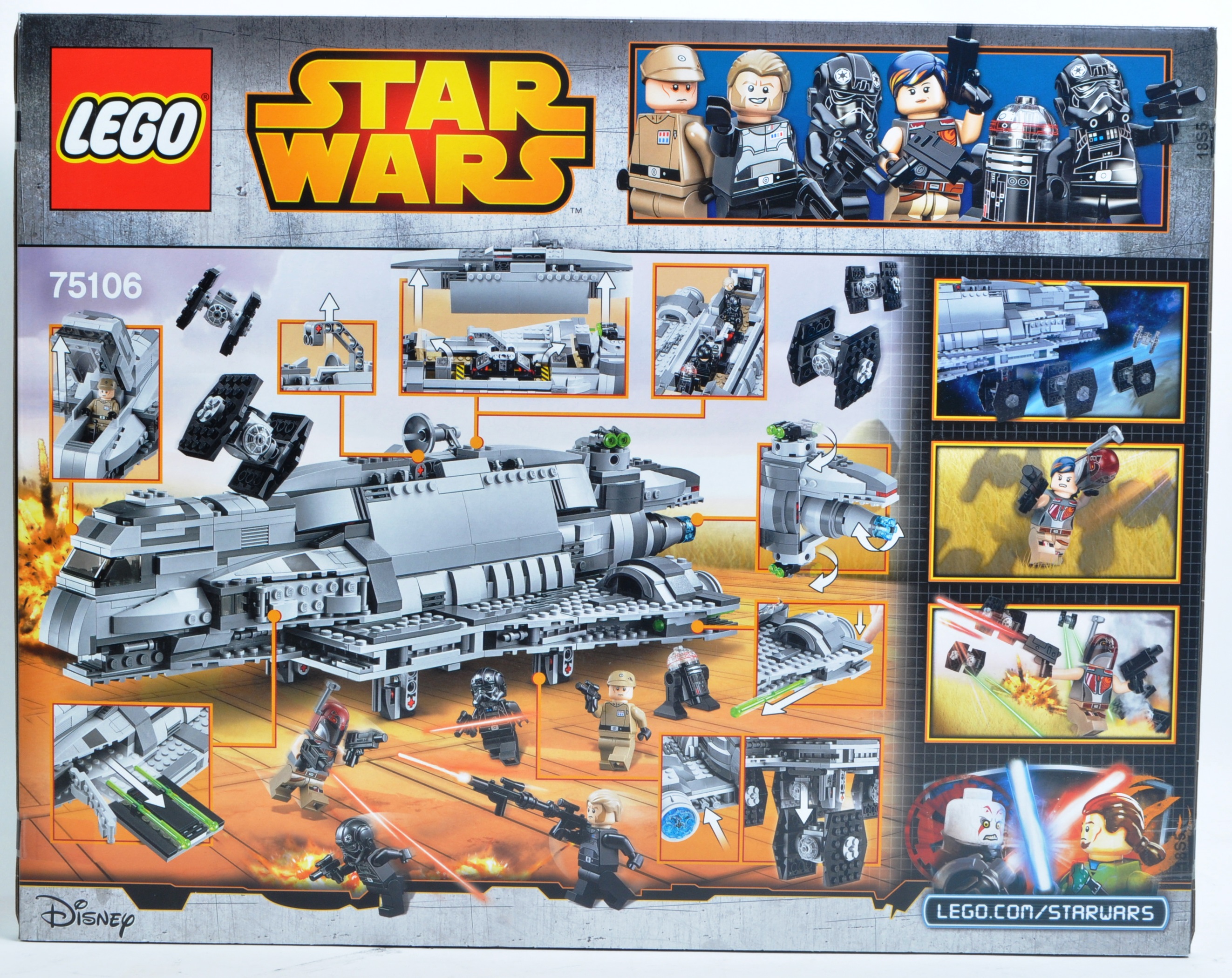 LEGO SET - LEGO STAR WARS - 75106 - IMPERIAL ASSAULT CARRIER - Image 2 of 3