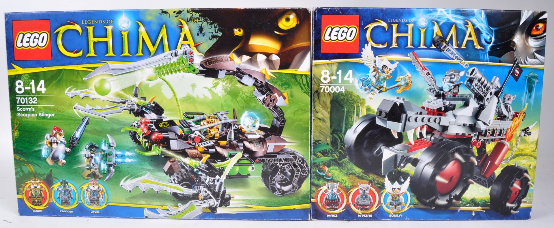 LEGO SETS - LEGENDS OF CHIMA - 70004 / 70132