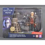 DOCTOR WHO - SYLVESTER MCCOY - AUTOGRAPHED ACTION FIGURE