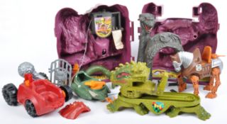 COLLECTION OF VINTAGE MOTO MASTERS OF THE UNIVERSE PLAYSETS