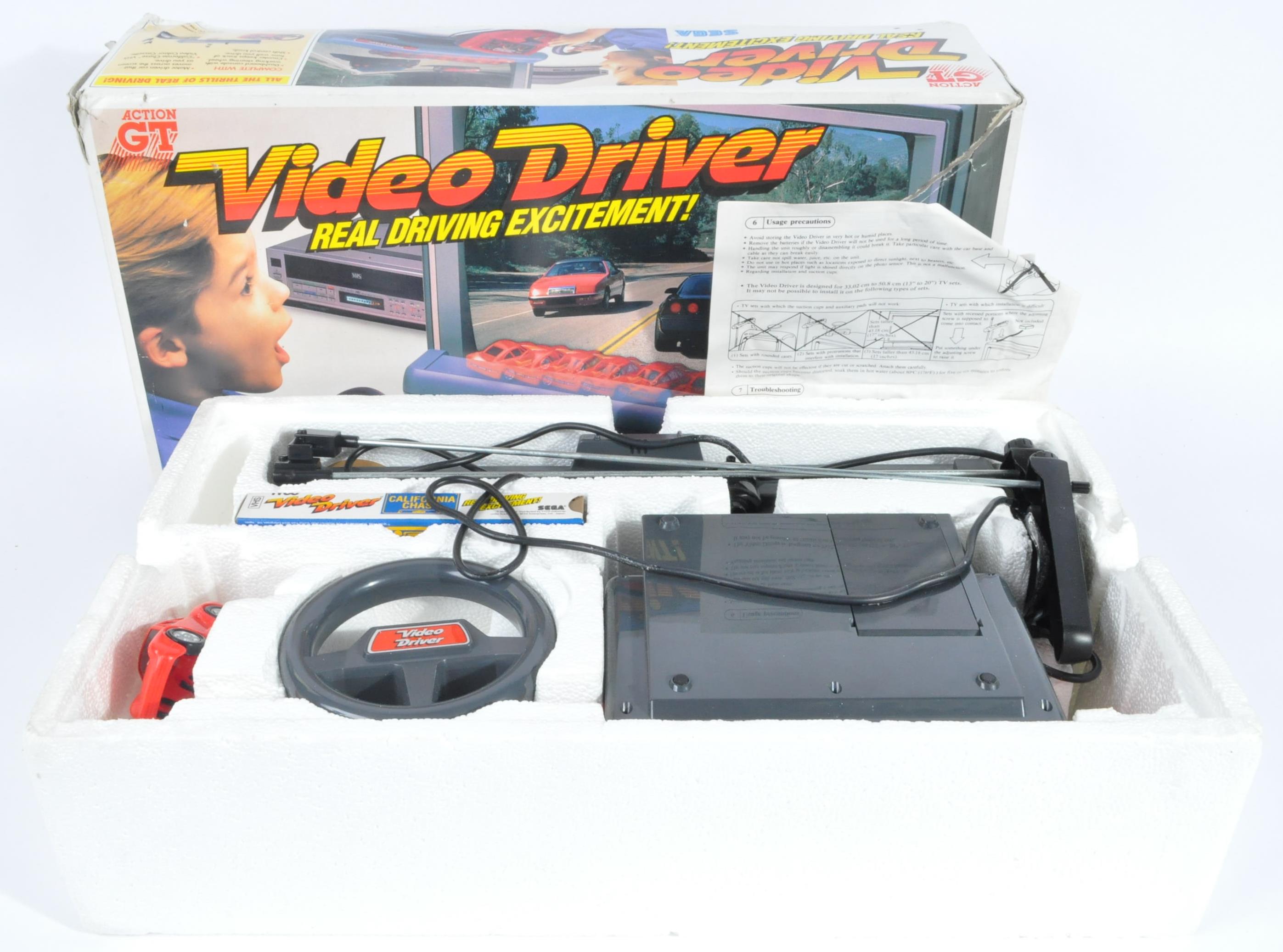 ORIGINAL VINTAGE SEGA VIDEO DRIVER GAMES CONSOLE - Image 2 of 5