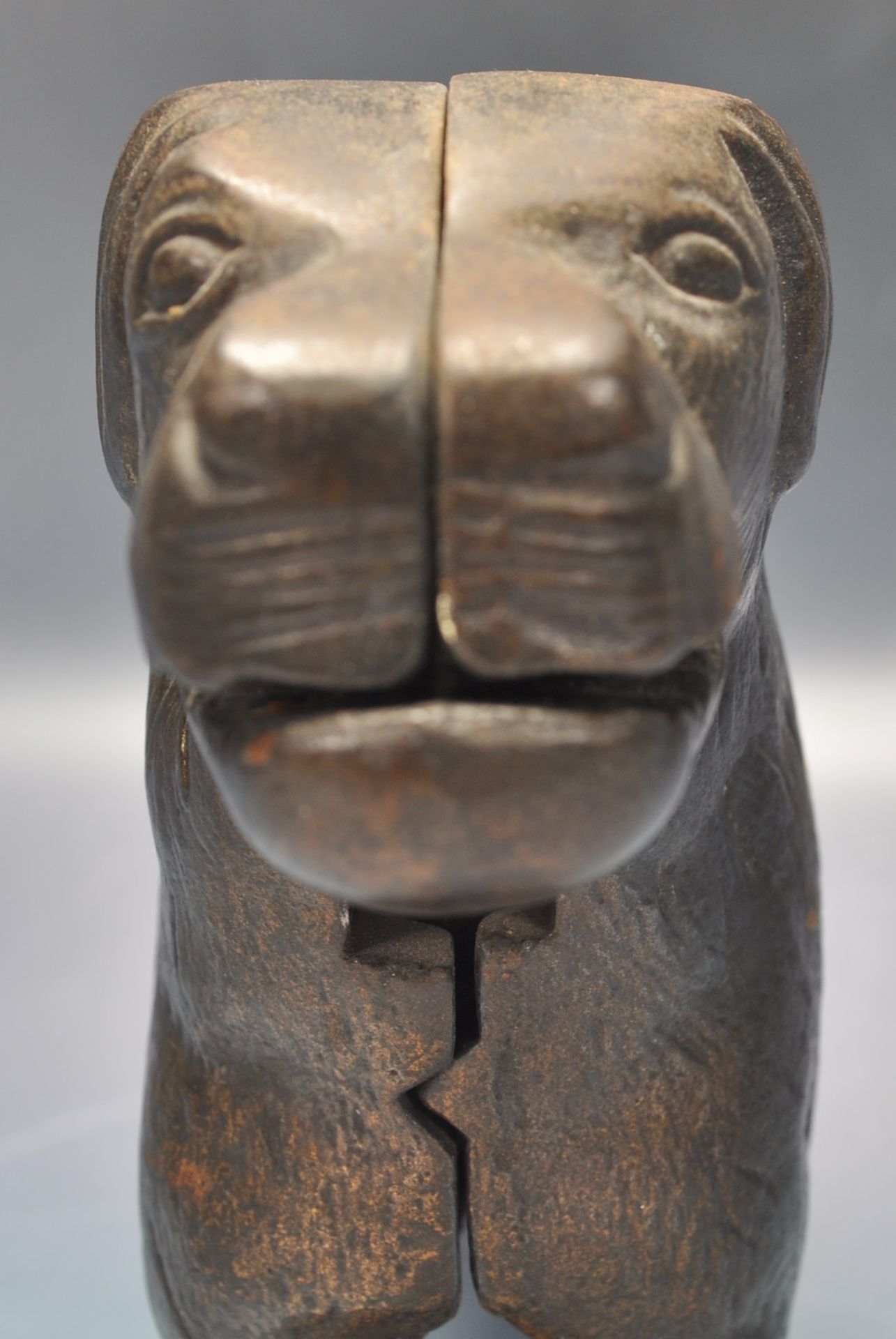 EARLY 20TH CENTURY CAST METAL DOG NUTCRACKER - Image 3 of 5