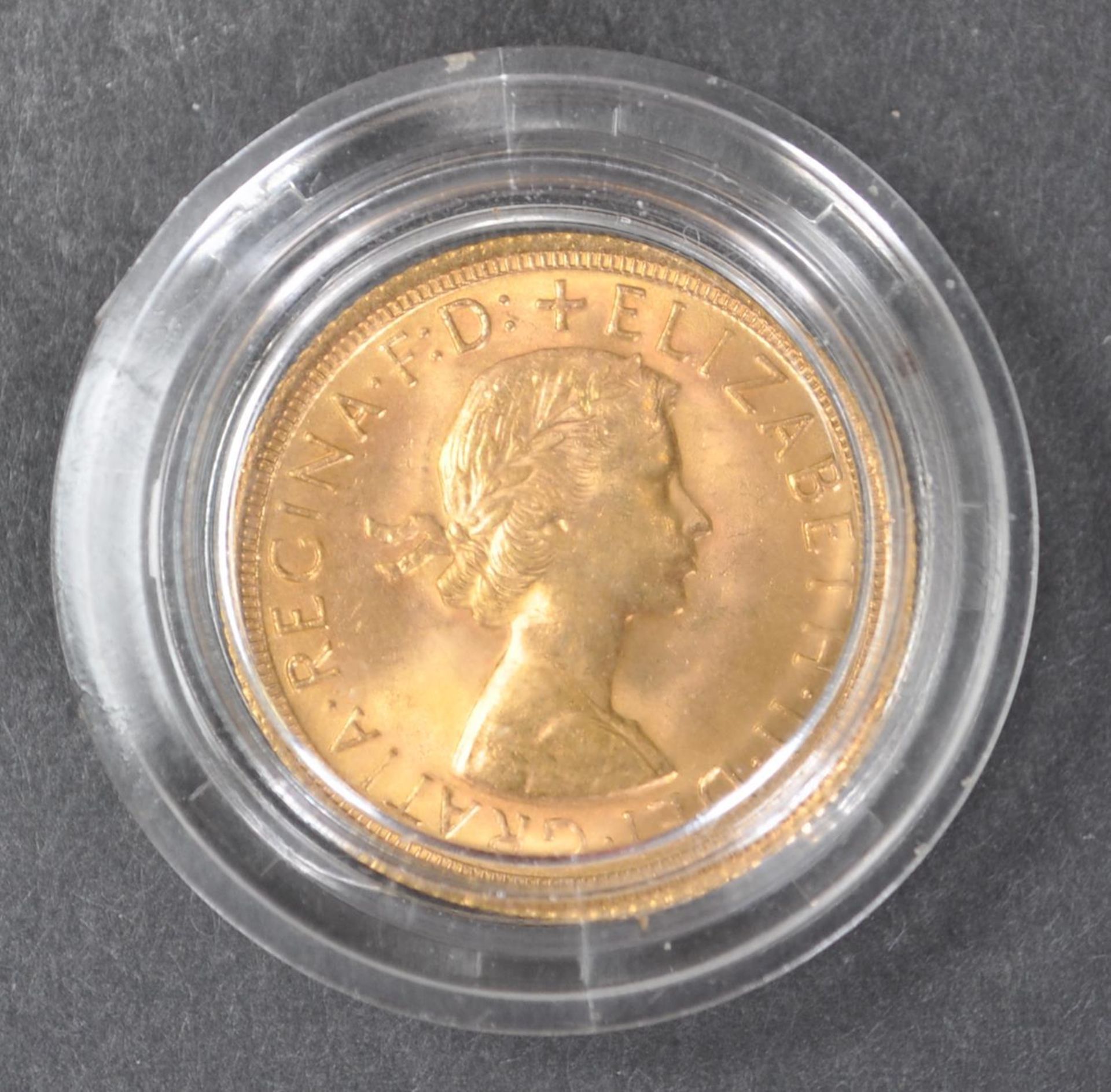 1965 ELIZABETH II 22CT GOLD SOVEREIGN COIN - Image 2 of 3