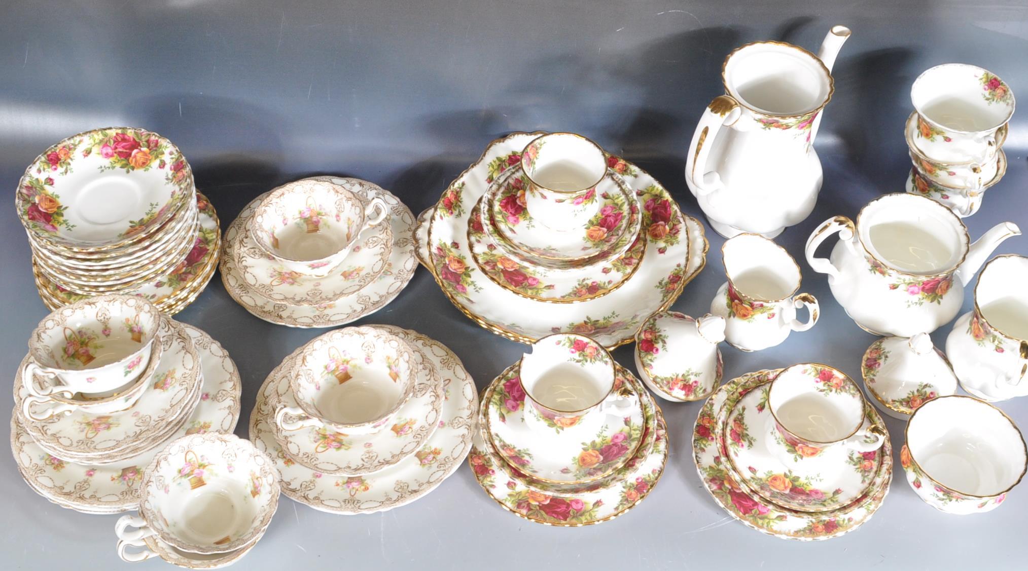 ROYAL ALBERT OLD COUNTRY ROSES TEA SERVICE & DOULTON - Image 5 of 7