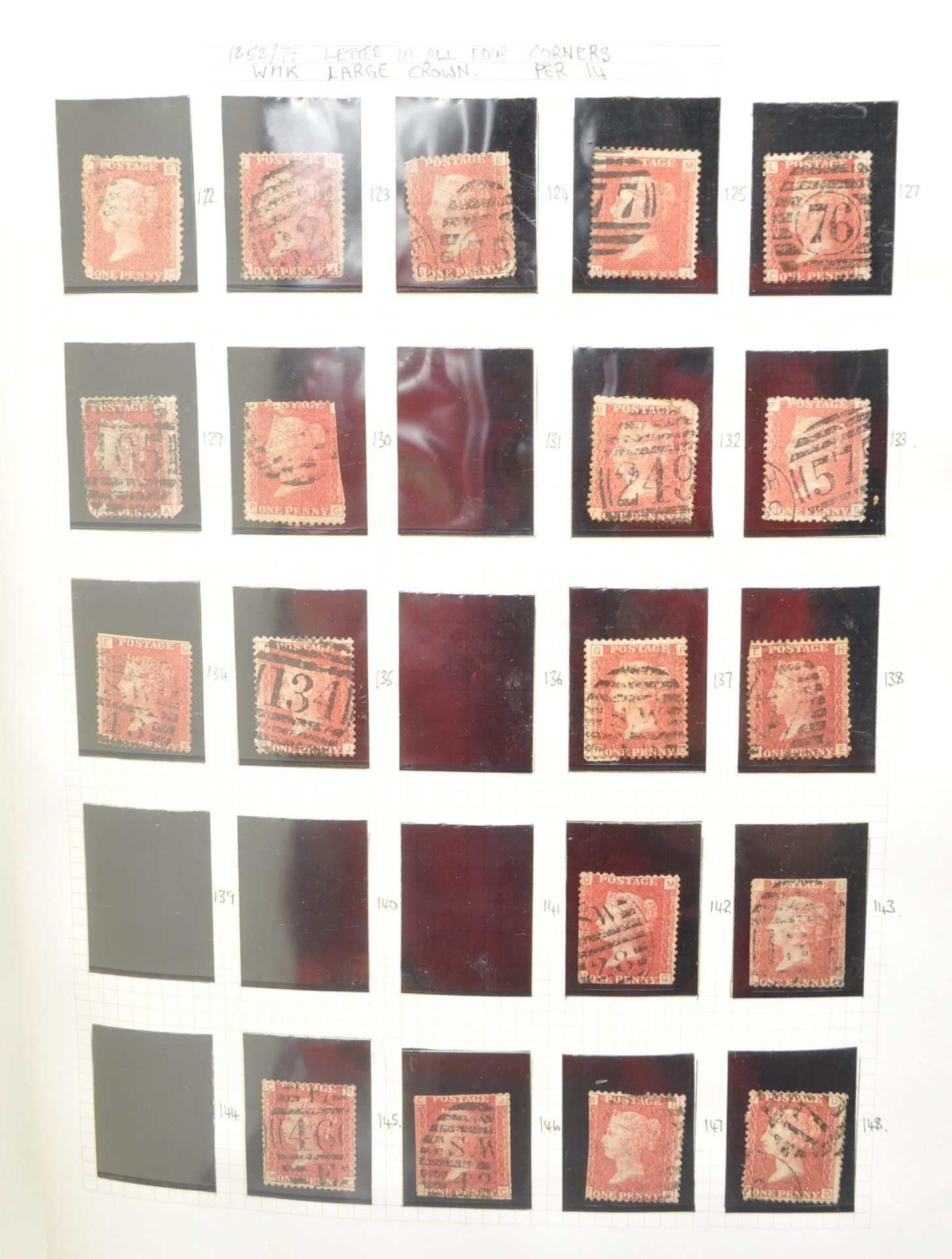 LARGE COLLECTION OF 600+ PENNY RED STAMPS - Image 8 of 8