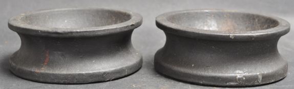 PAIR OF VINTAGE ROBERT WELCH TABLE CRUETS