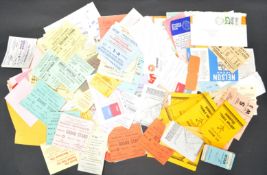 A LARGE COLLECTION OF 1960S AND LATER BRISTOL CITY FOOTBALL MATCH TICKETS.
