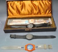 COLLECTION OF FIVE RETRO VINTAGE 20TH CENTURY WATCHES