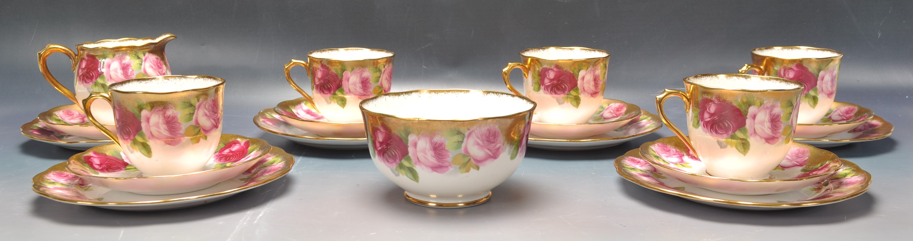 20TH CENTURY ROYAL ALBERT CROWN CHINA TEA SET