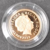 2010 ELIZABETH II 22CT GOLD SOVEREIGN COIN