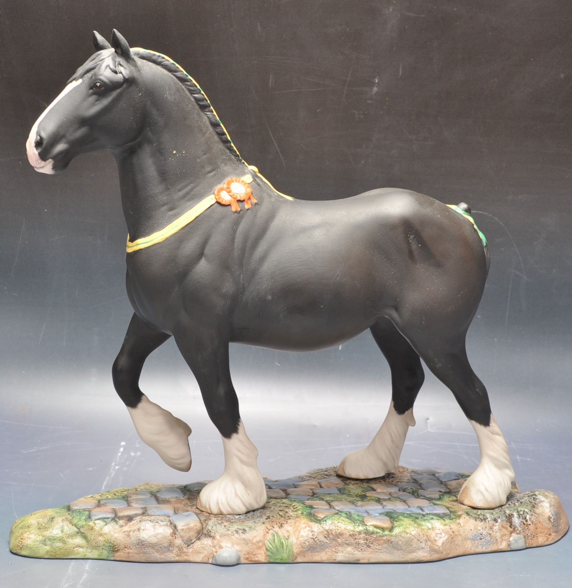 ROYAL DOULTON CHAMPION SHIRE HORSE FIGURINE, DA237.