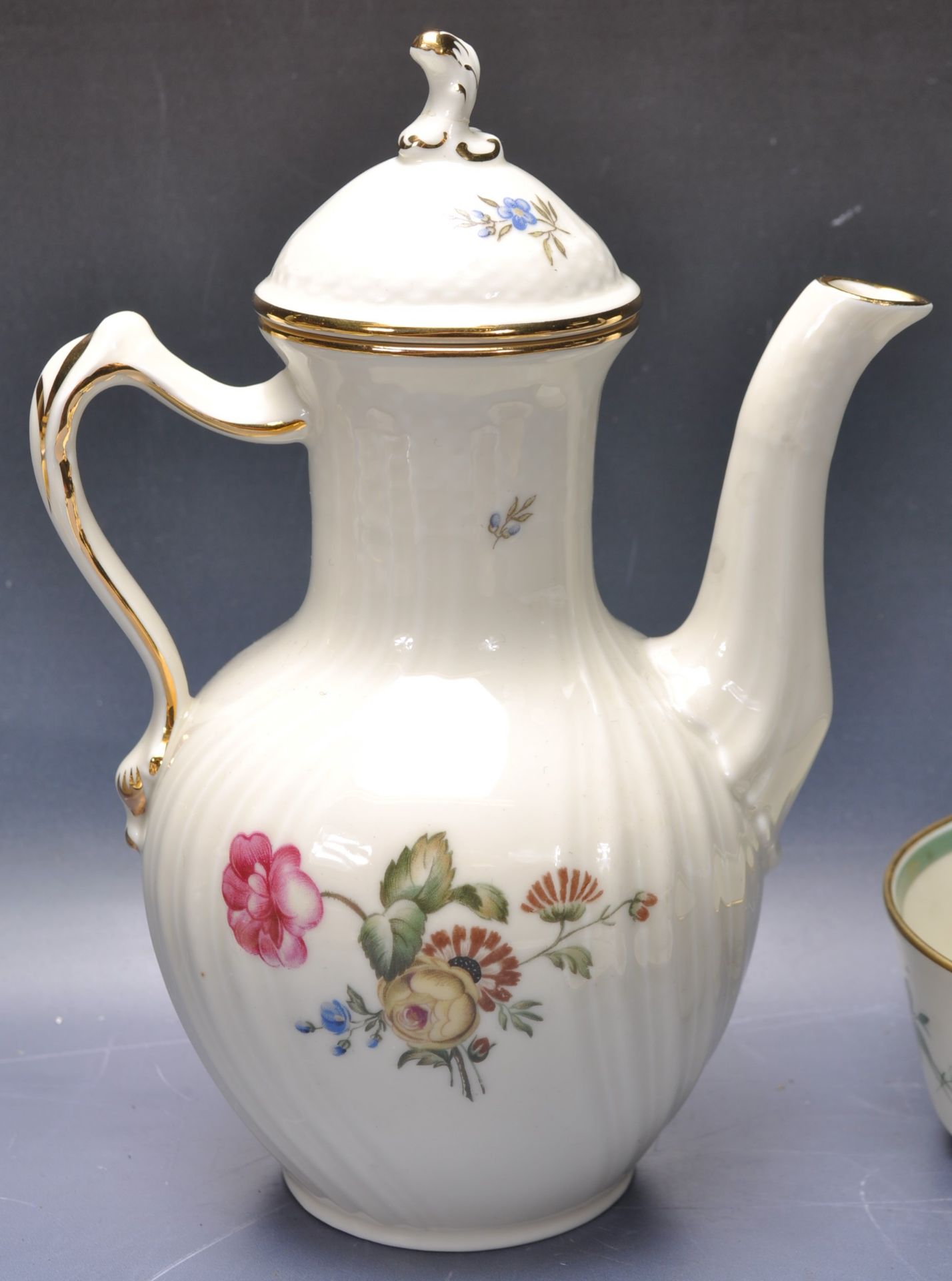 ROYAL COPENHAGEN DENMARK PORCELAIN COFFEE SERVICE - Image 5 of 7