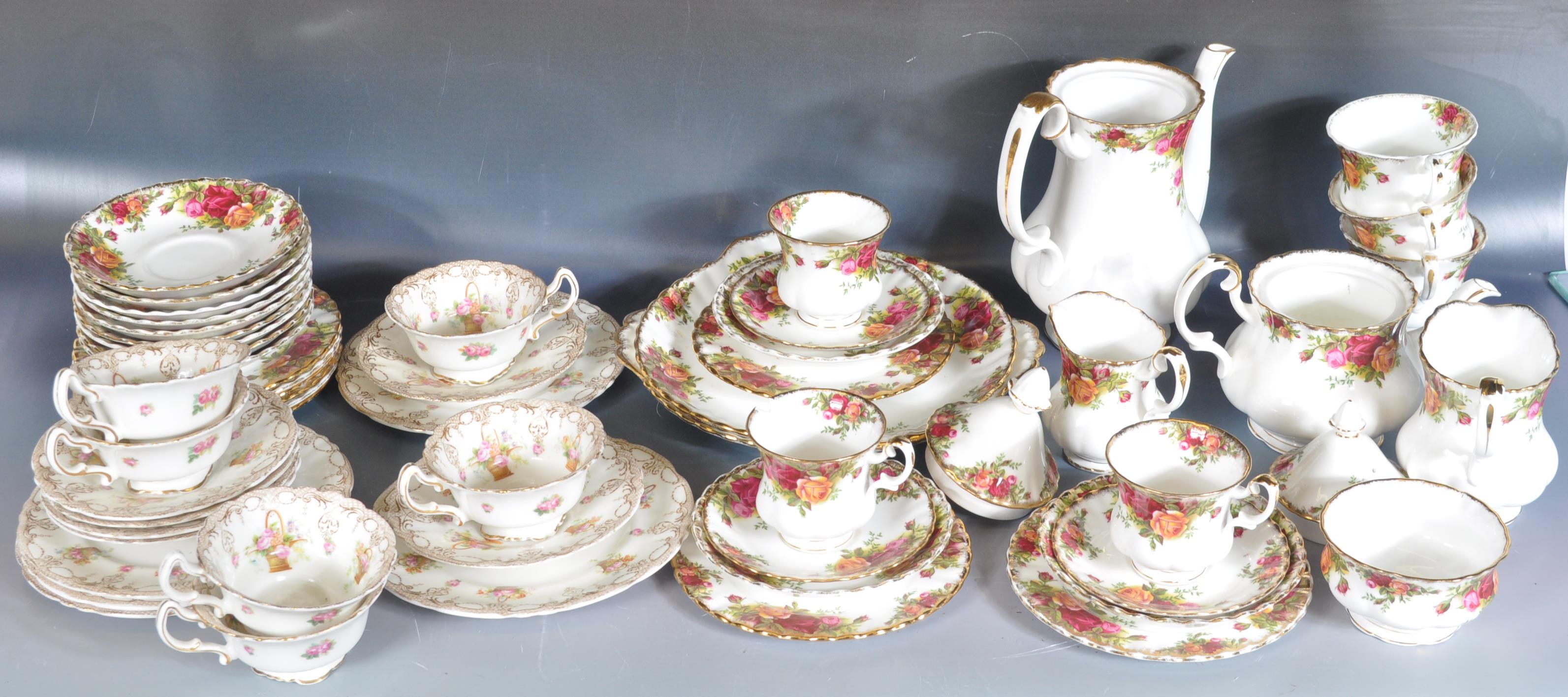 ROYAL ALBERT OLD COUNTRY ROSES TEA SERVICE & DOULTON - Image 4 of 7