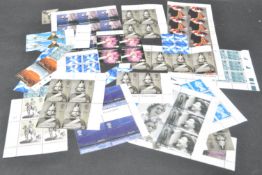 STAMPS - LARGE QUANTITY OF UNUSED DECIMAL 2ND CLASS STAMPS