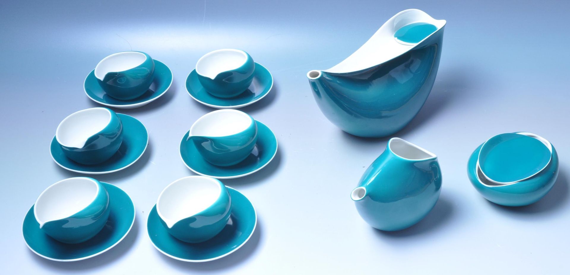 1963 LUBOMIR TOMASZEWSKI DOROTA CMIELOW INA COFFEE SERVICE - Image 2 of 6