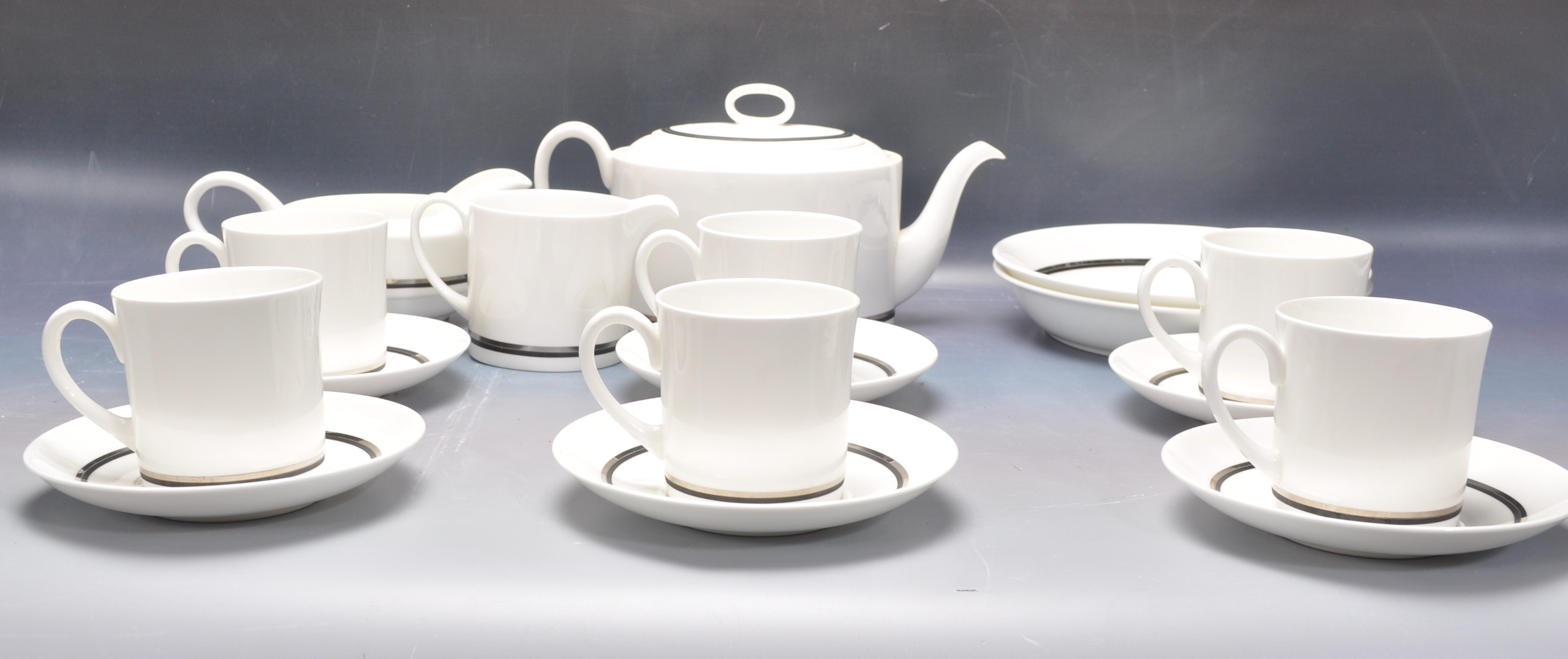 RETRO VINTAGE 20TH CENTURY SUSIE COOPER CHARISMA TEA SERVICE - Image 4 of 10