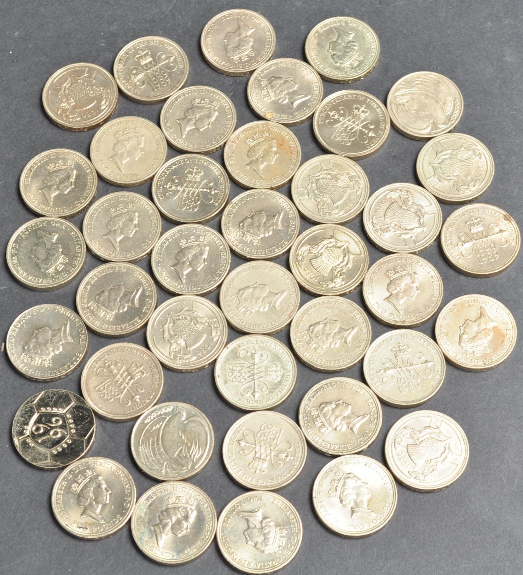 COLLECTION OF FORTY £2 COINS - Image 2 of 2