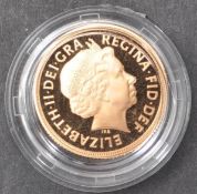 2007 ELIZABETH II 22CT GOLD SOVEREIGN COIN