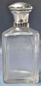 EARLY 20TH CENTURY ART NOUVEAU WMF GLASS PERFUME BOTTLE