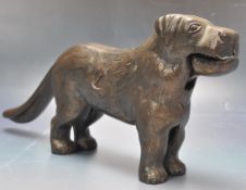 EARLY 20TH CENTURY CAST METAL DOG NUTCRACKER