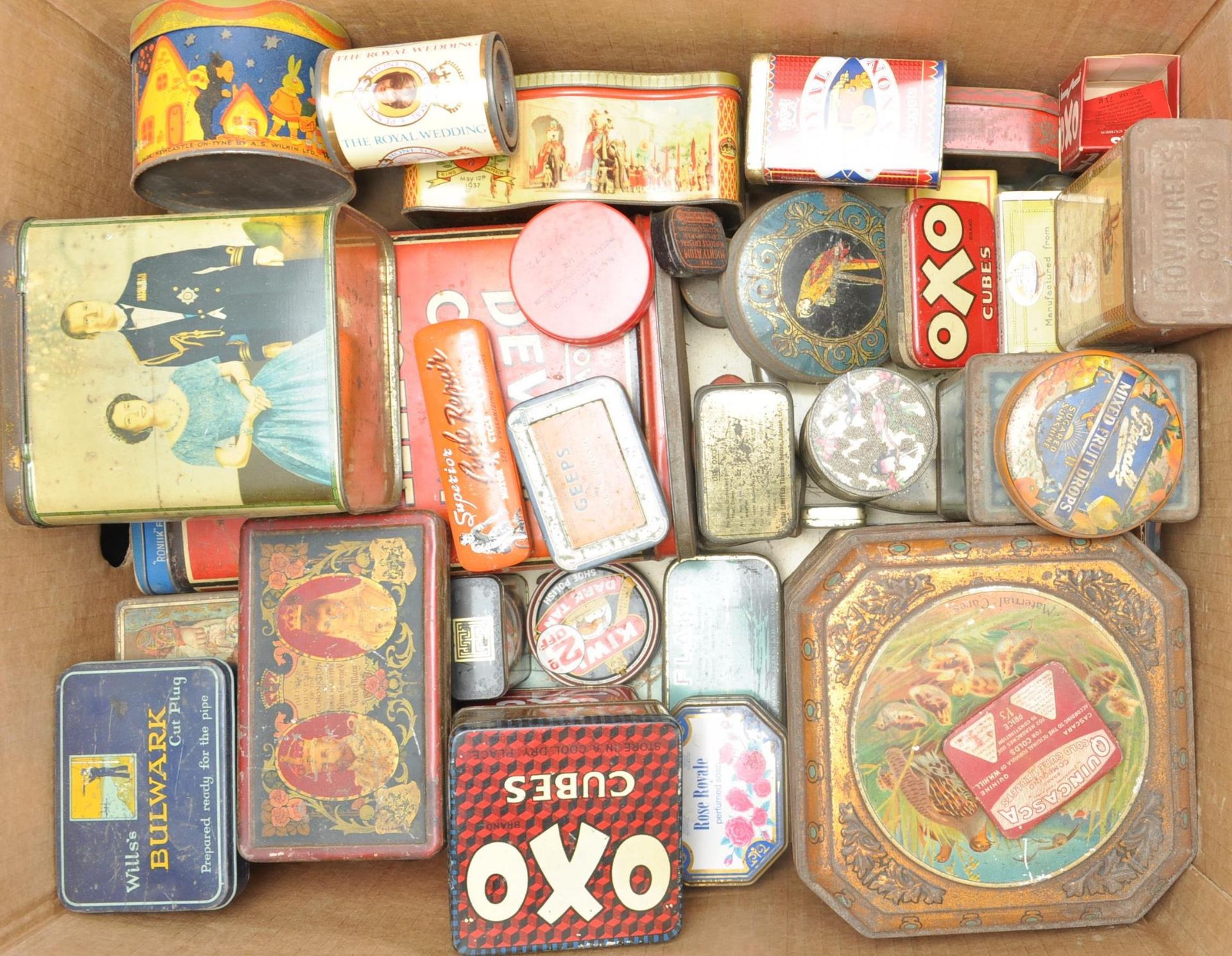 ADVERTISING TINS - A LARGE COLLECTION (X3 BOXES) OF VINTAGE TINS - Image 2 of 6
