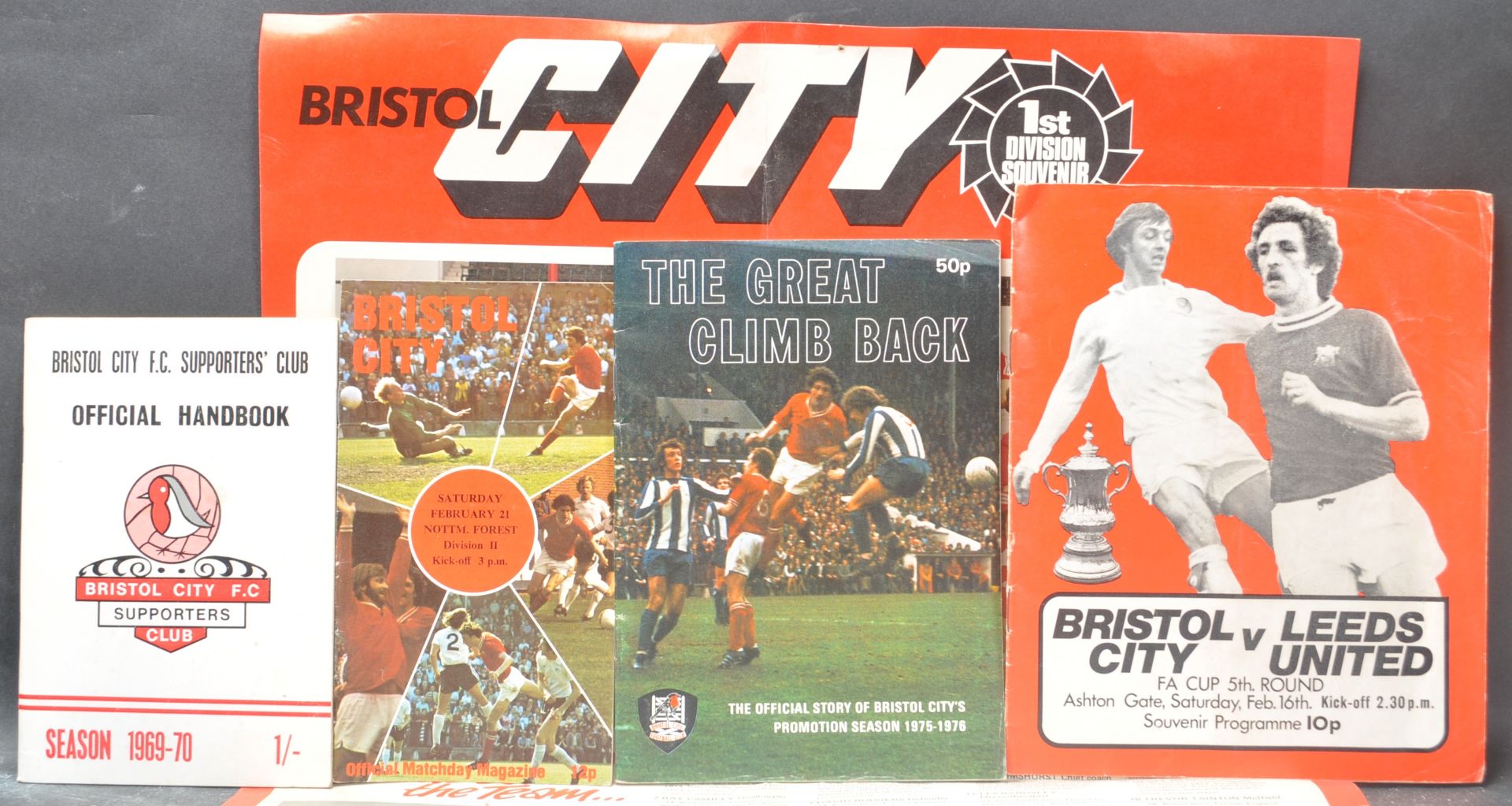 COLLECTION OF 1960S AND LATER BRISTOL CITY FOOTBALL PROGRAMMES. - Image 3 of 6