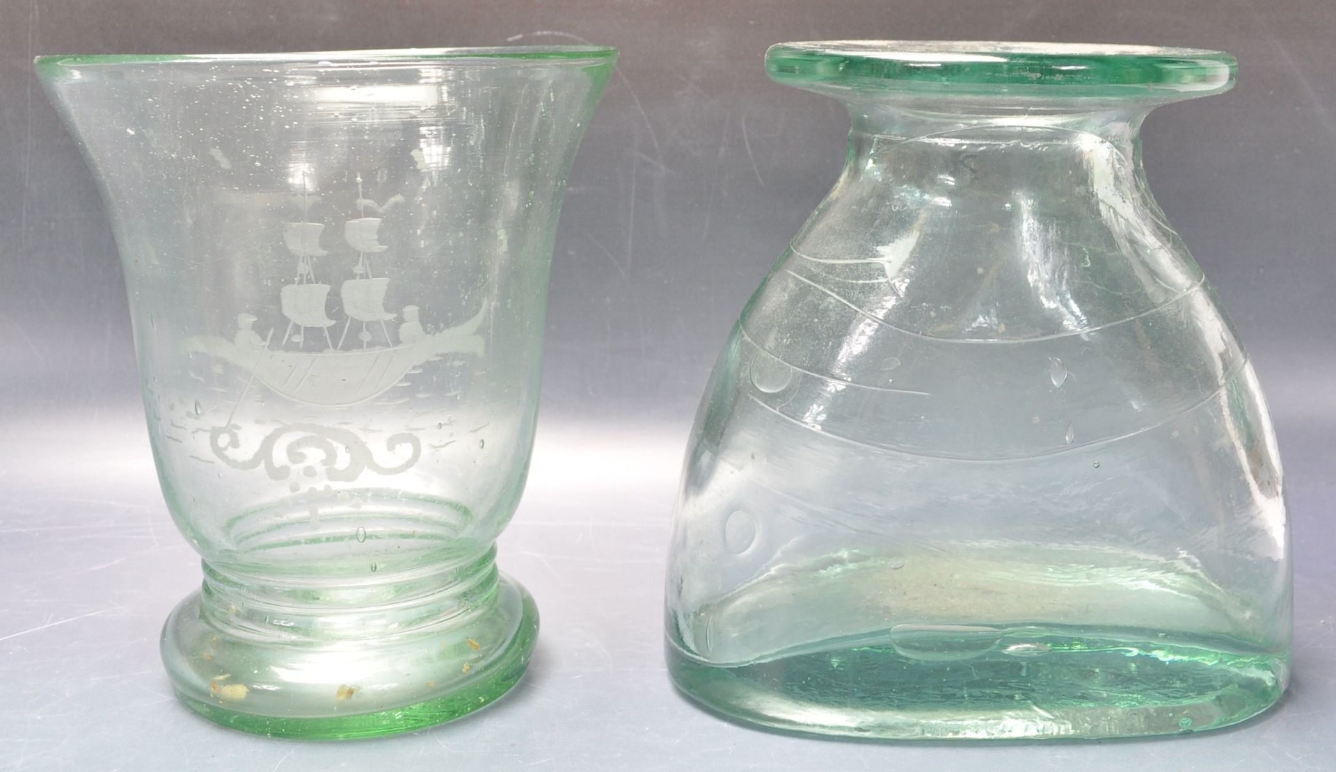 20TH CENTURY AMERICAN BUBBLE GLASS VASES - Image 2 of 6
