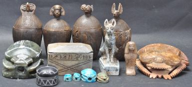COLLECTION OF 20TH CENTURY EGYPTIAN CURIOS