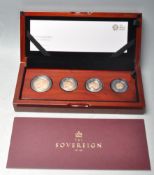 2018 FOUR COIN GOLD PROOF SOVEREIGN SET