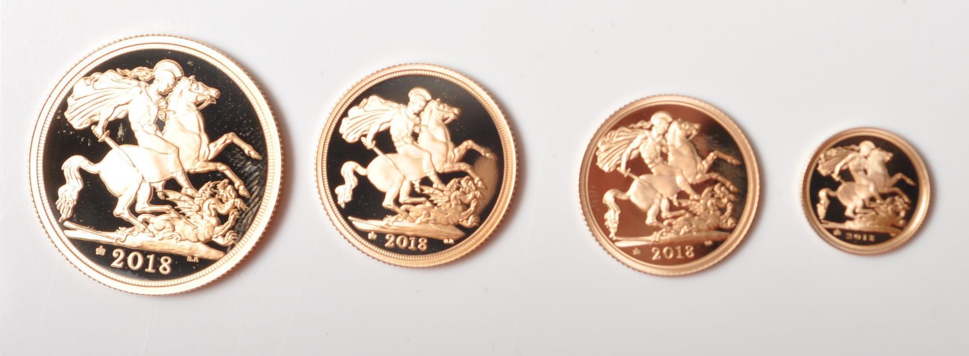 2018 FOUR COIN GOLD PROOF SOVEREIGN SET - Image 2 of 8