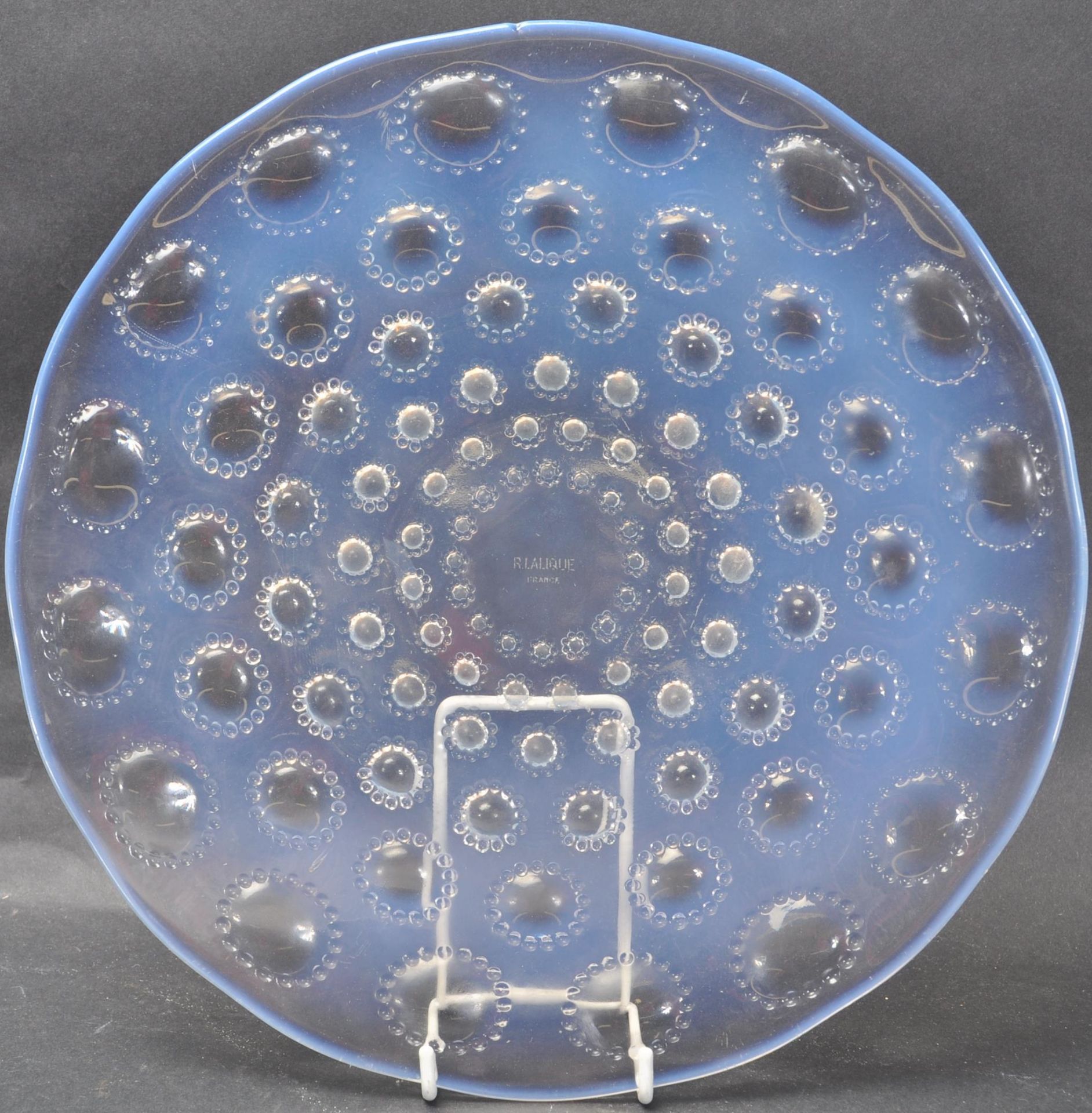 RENE LALIQUE - 20TH CENTURY ASTERS PATTERN PLATE