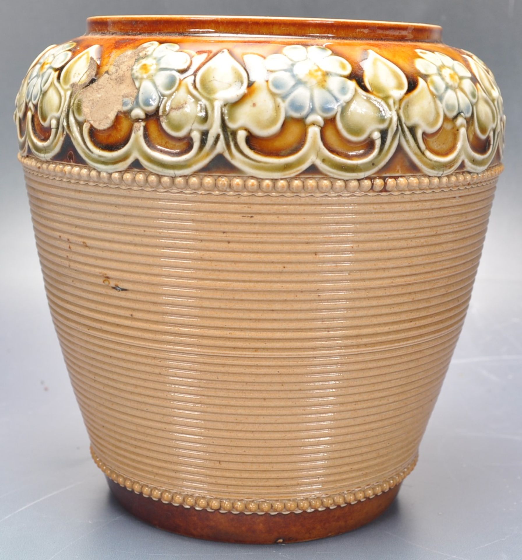 ROYAL DOULTON LAMBETH VASE OF TAPERED FORM - Image 2 of 6