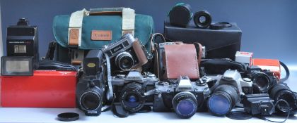 COLLECTION OF VINTAGE 20TH CENTURY 35MM CAMERAS